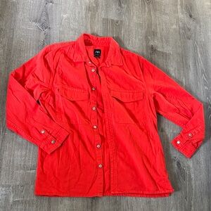 Zara Men’s Vibrant Orange Utility Jacket